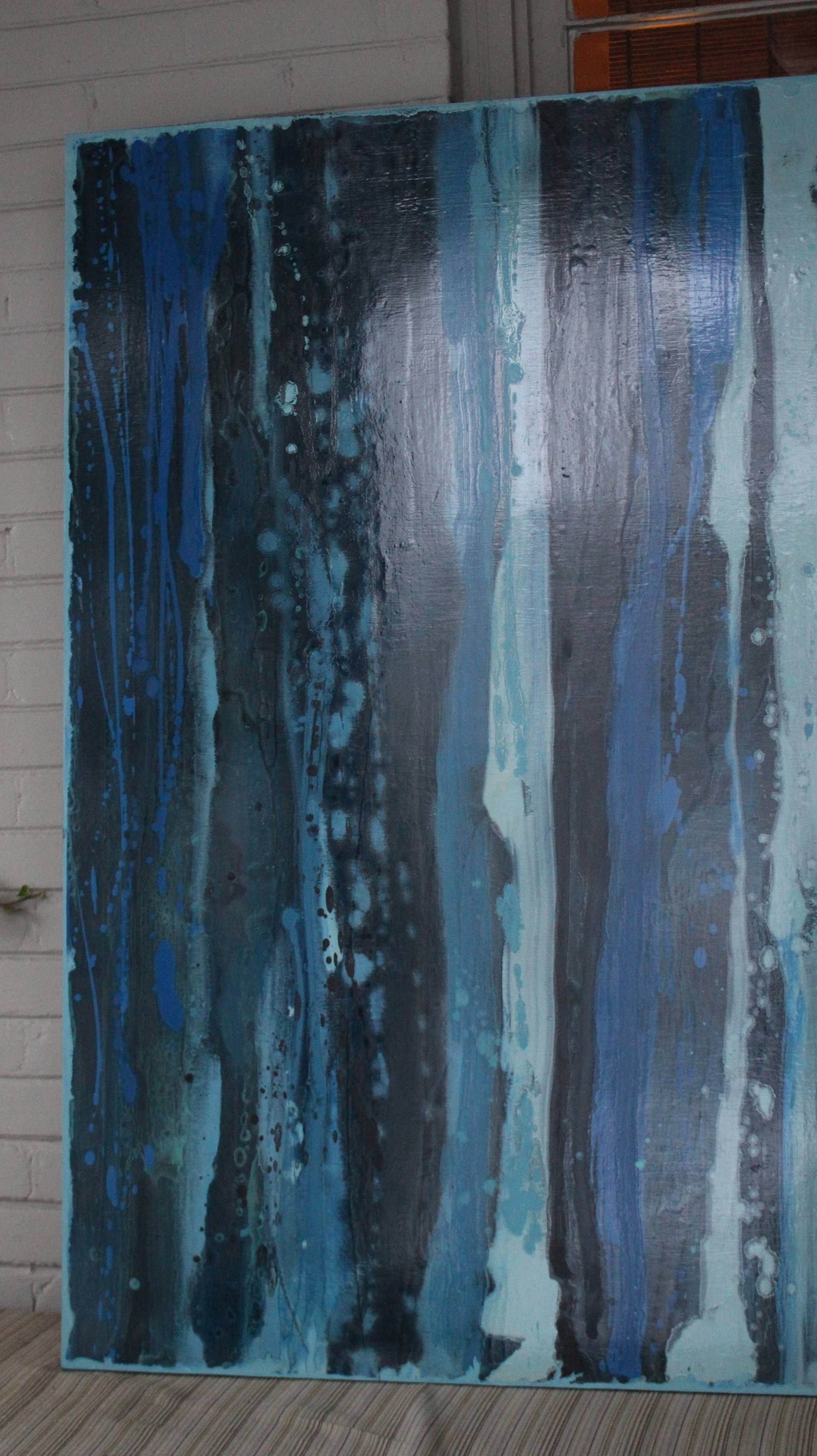 1920x3419 Saatchi Art Deep Blu Painting By Suzanne Seymour - Blu Painting