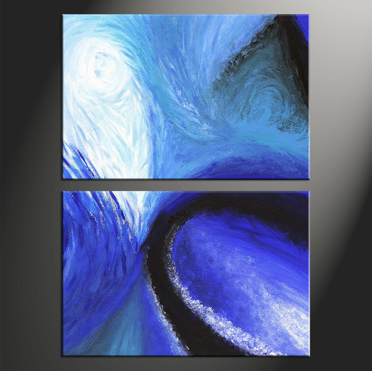 Blue Abstract Painting