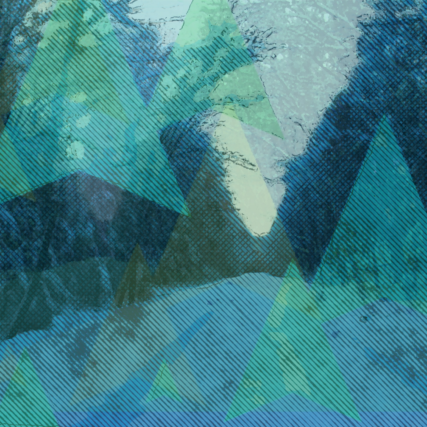 1400x1400 Free Music Archive Blue Dot Sessions - Blue And Green Music Painting