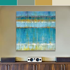 300x300 Shop By Color Canvas Art Prints Icanvas - Blue And Green Painting