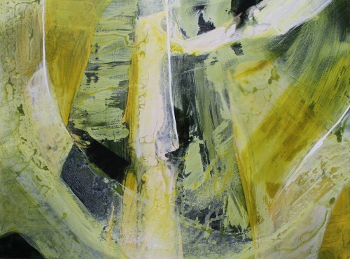 500x371 Abstract Paintings - Blue And Green Painting