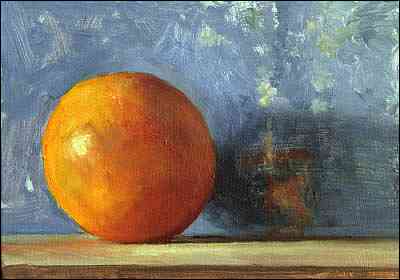400x280 Daily Paintings Orange And Blue Postcard From Provence - Blue And Orange Painting