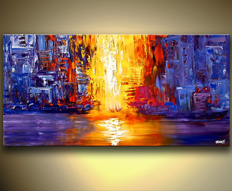 788x650 Painting - Blue And Yellow Painting