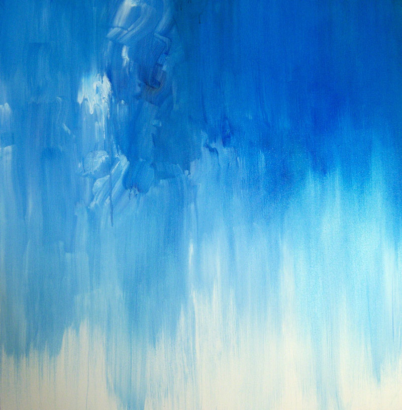 800x816 Tucson, Arizona Art Gallery, Abstract Artist Online, Kr Moehr - Blue Art Painting