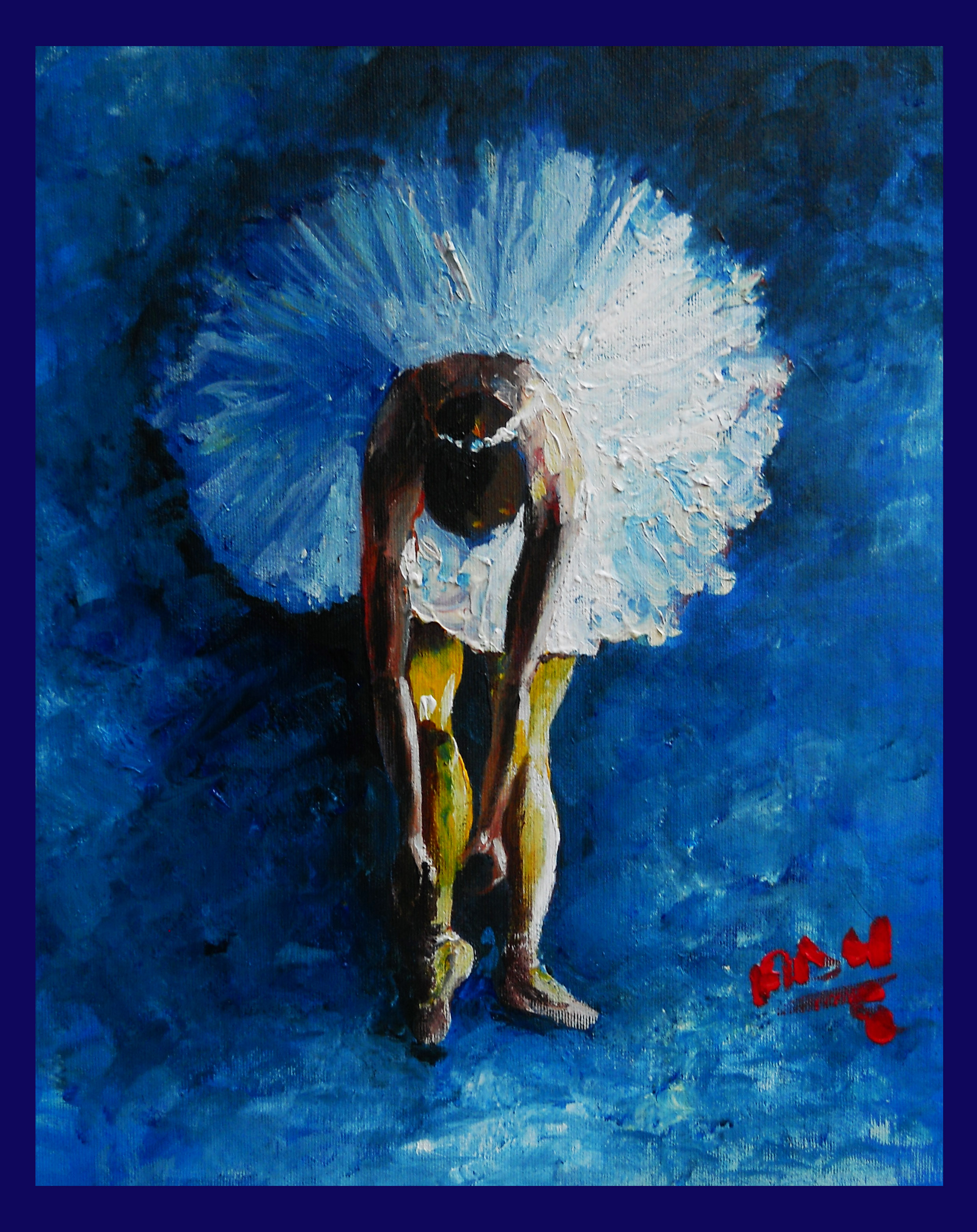 2480x3126 Blue Ballerina Adngraphic Foundmyself - Blue Ballerina Painting