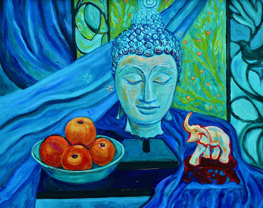 Blue Buddha Painting at Explore collection of Blue Buddha Painting