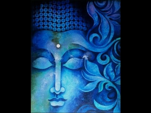 480x360 Abstract Buddha Paintings In Acrylics Portfolio Of Buddha - Blue Buddha Painting