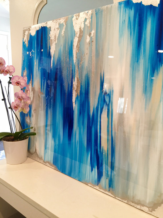 Blue Canvas Painting at Explore collection of Blue