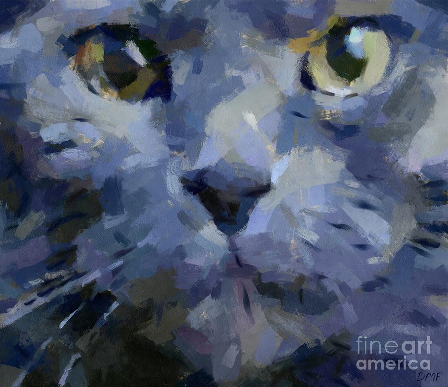 Blue Cat Painting at Explore collection of Blue