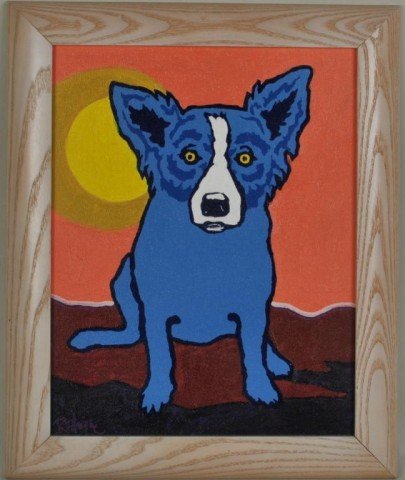 Blue Dog Original Painting