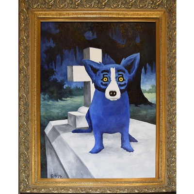 400x400 Original - Blue Dog Original Painting