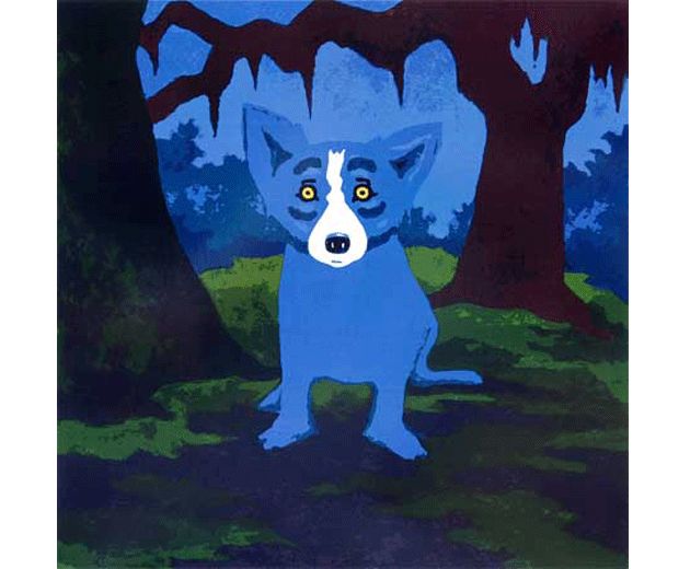 Blue Dog Original Painting at PaintingValley.com | Explore collection ...