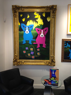 300x400 Blue Dog Janet Dodrill's Blog - Blue Dog Original Painting