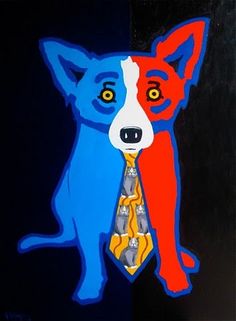236x321 Blue Dog Nurse On Being A Nurse Blue Dog, Dog - Blue Dog Original Painting