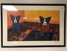 225x169 Blue Dog Rodrigue Prints Ebay - Blue Dog Original Painting