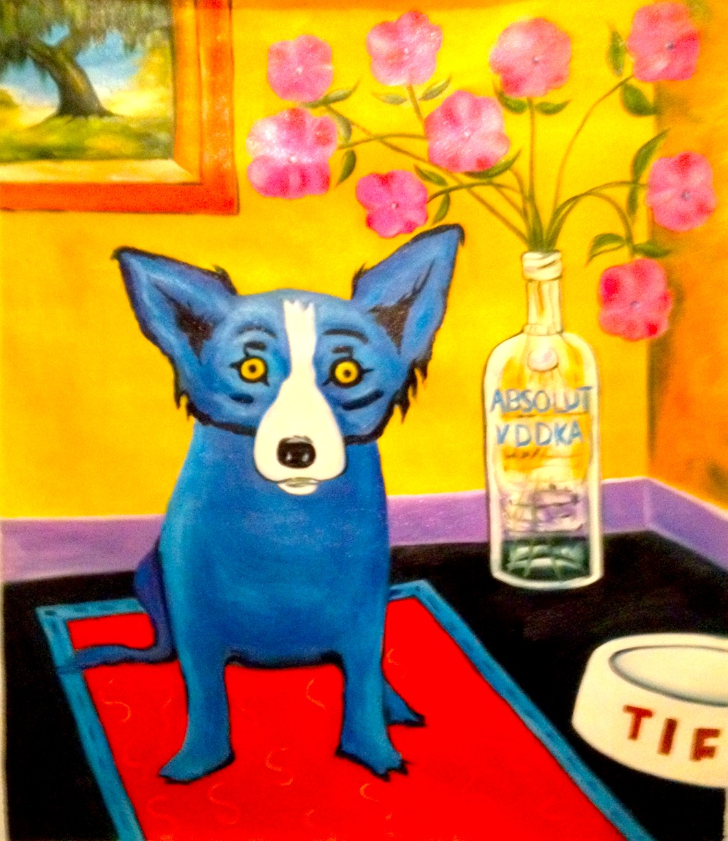 1061x1227 Musings Of An Artist's Wife Blue Dog And Intellectual Property - Blue Dog Painting