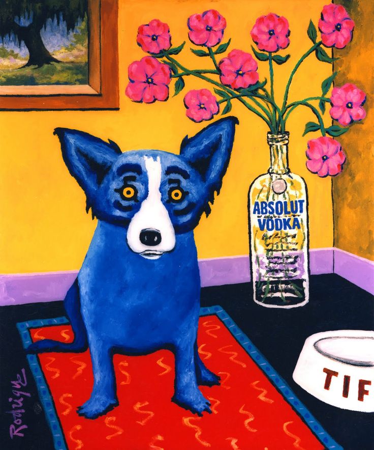 736x884 130 Best Rodrigue Images On Blue Dog, Blue Dog Art - Blue Dog Painting