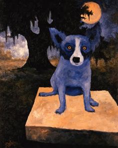 236x296 37 Best Blue Dog Paintings Images On Blue Dog Art, Dog - Blue Dog Painting