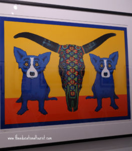 263x300 George Rodrigue's Blue Dog - Blue Dog Painting