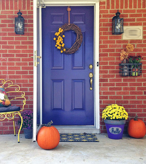 600x671 Front Door Paint Modern Masters Cafe Blog - Blue Door Painting