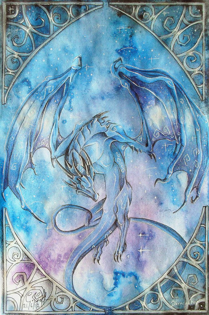 728x1096 Ethereal By Dorncaster D54dmmb.jpg Blue Dragon Painting Image - Blue Dragon Painting