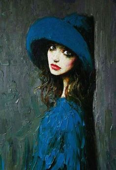 236x347 109 Best Art Girl Amp Woman Blue Art Images On Art Girl - Blue Girl Painting