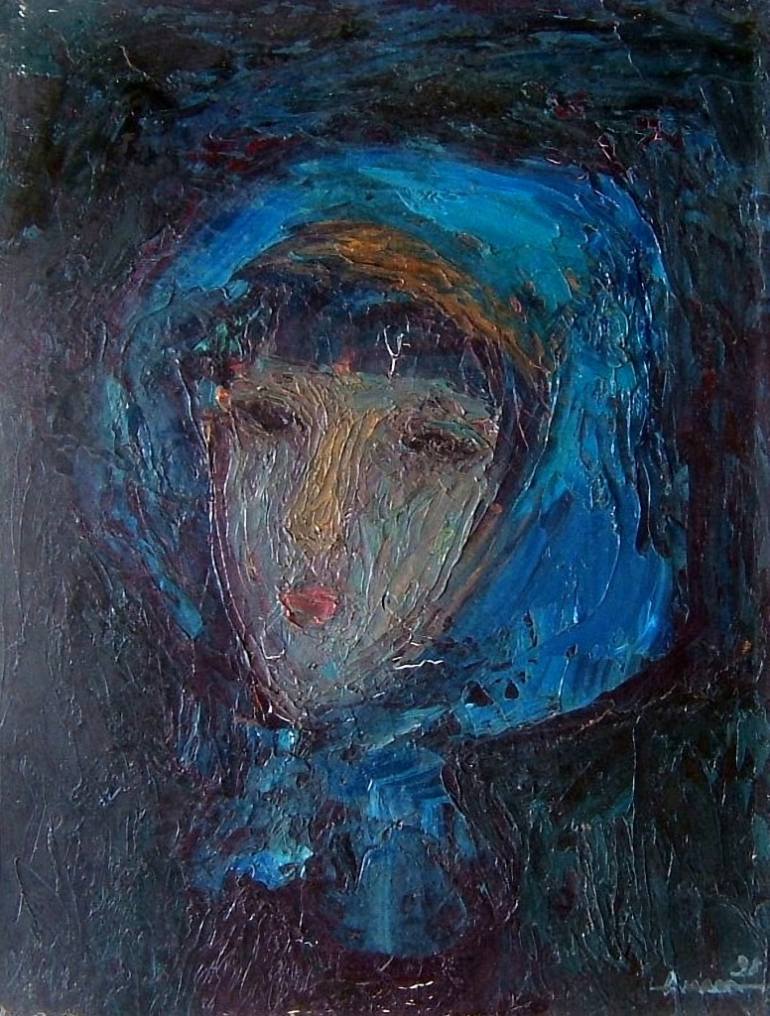 Blue Girl Painting at Explore collection of Blue Girl Painting