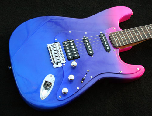 500x382 Guitarpaintguys - Blue Guitar Painting