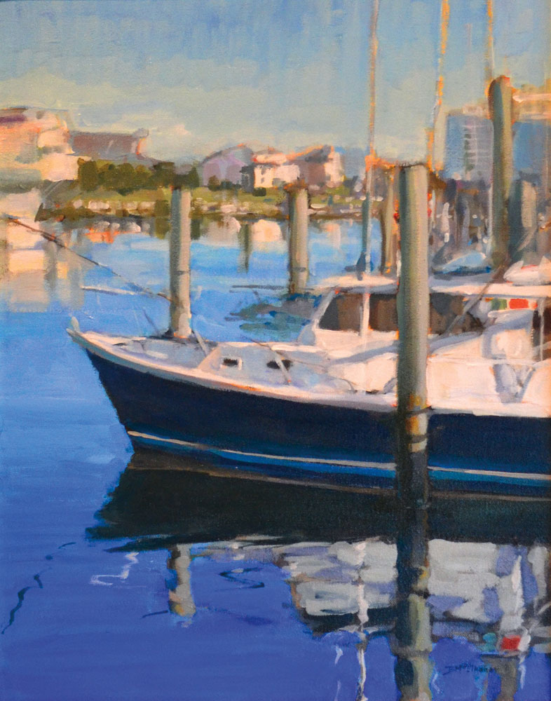 786x1000 Blue Harbor - Blue Harbor Painting