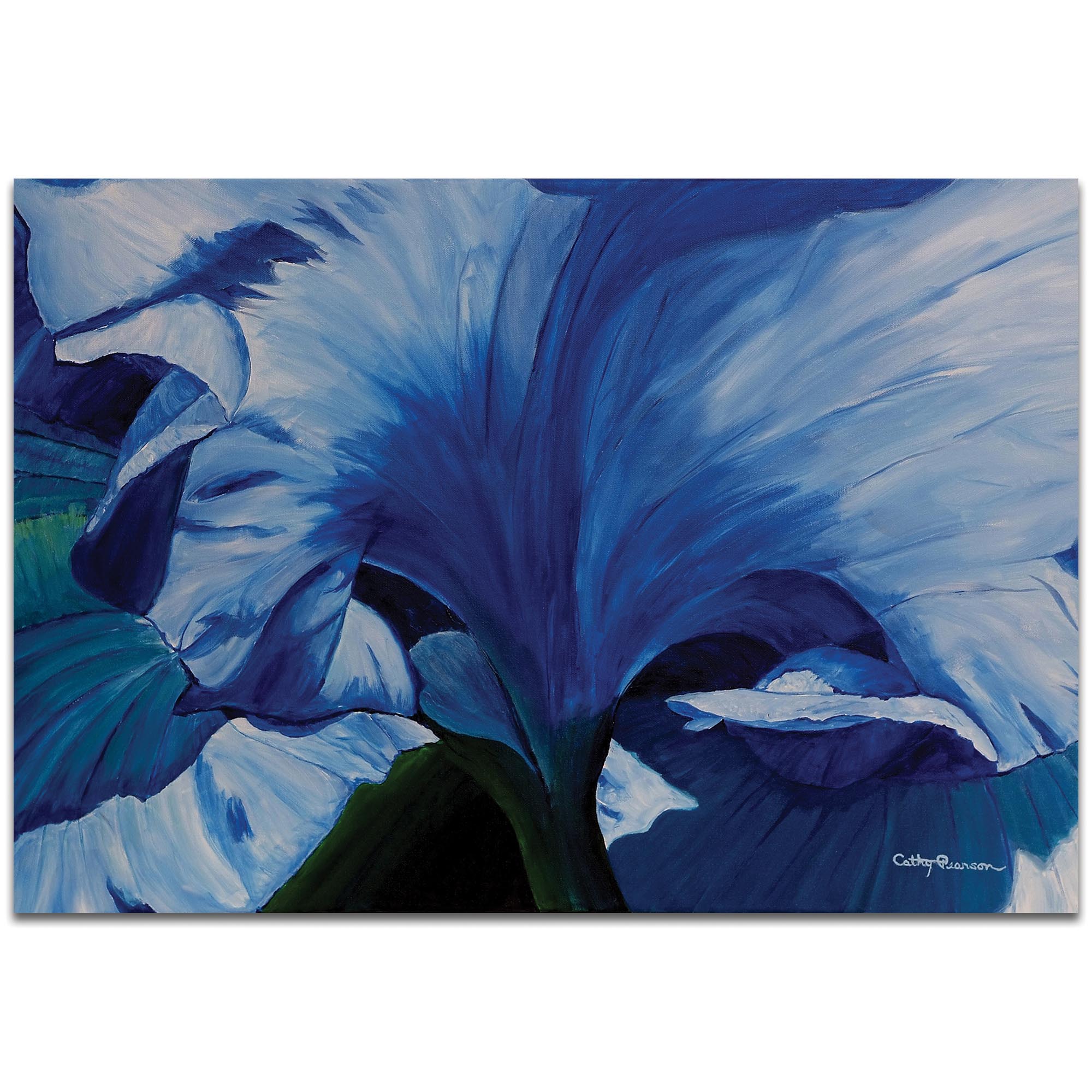 2000x2000 Metal Art Studio - Blue Heart Painting