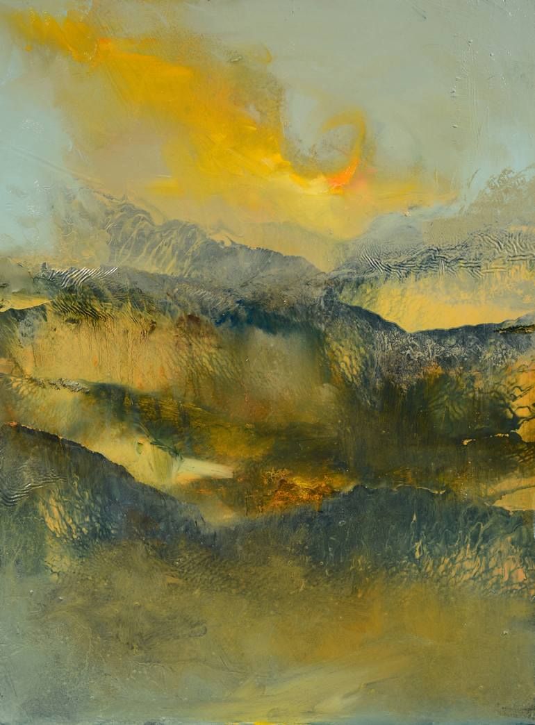 770x1044 Blue Hills Painting By Maurice Sapiro Buy Prints, Saatchi Art - Blue Hill Painting