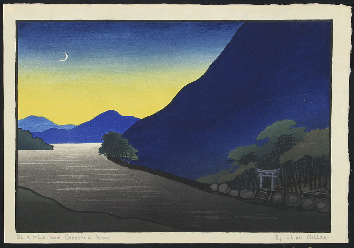 1200x841 Lilian May Miller Famsf Explore The Art - Blue Hill Painting