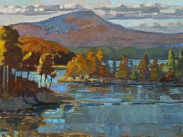 640x479 Louise Bourne Blue Hill October She Has A Large Collection - Blue Hill Painting