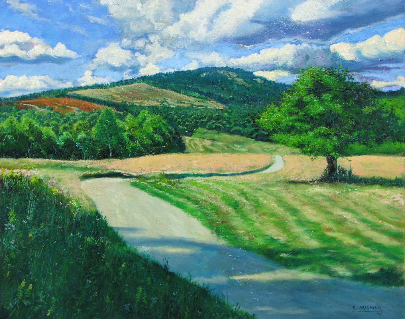 1421x1119 Maine Ly Painting - Blue Hill Painting