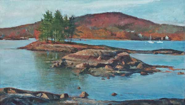 600x340 Seascapes Maine - Blue Hill Painting