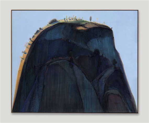 570x470 Blue Hill By Wayne Thiebaud On Artnet - Blue Hill Painting