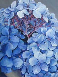 236x313 Step By Step Watercolor How To Paint A Blue Hydrangea Art - Blue Hydrangea Painting