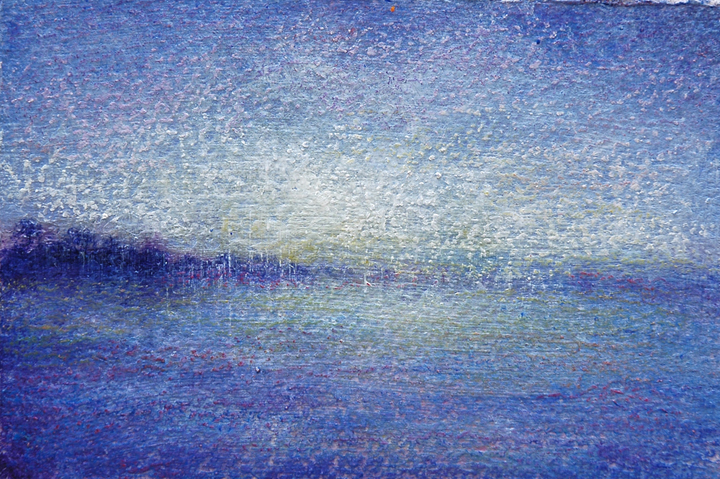 720x479 Victoria Veedell's Calm Blue - Blue Landscape Painting