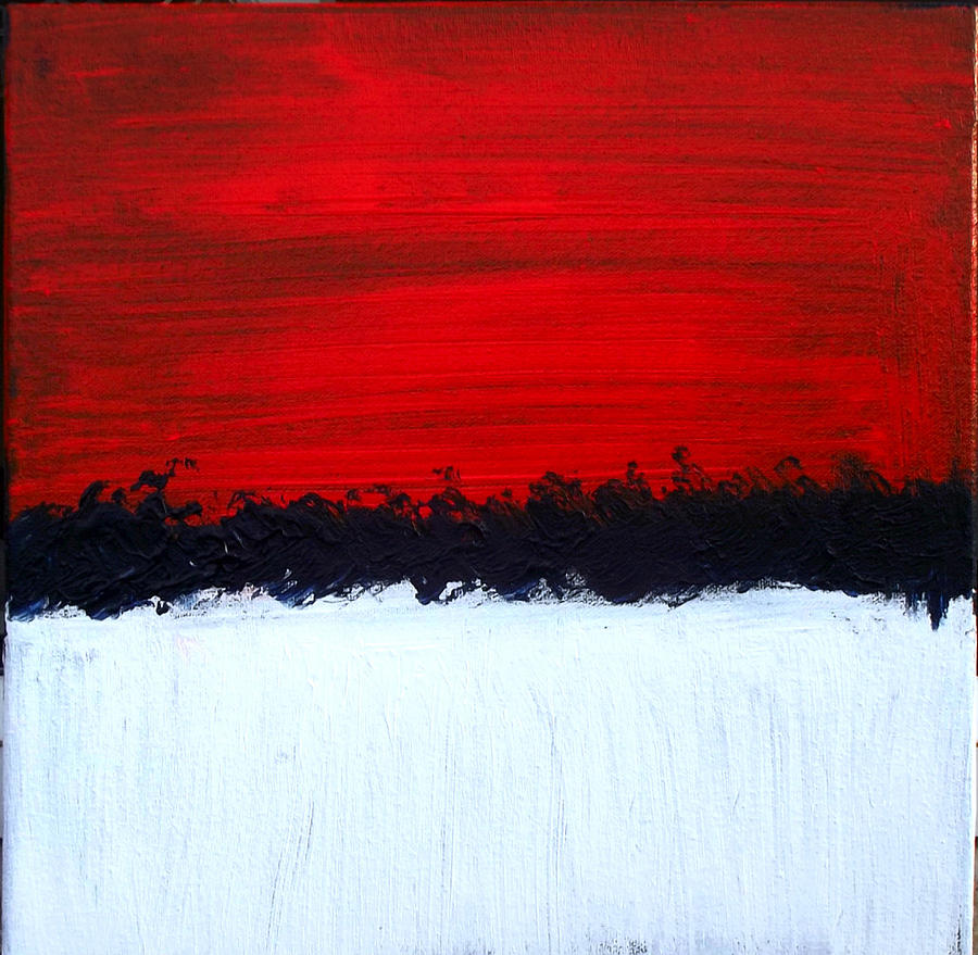 900x879 Thin Blue Line Painting By Hugo Smith - Blue Line Painting