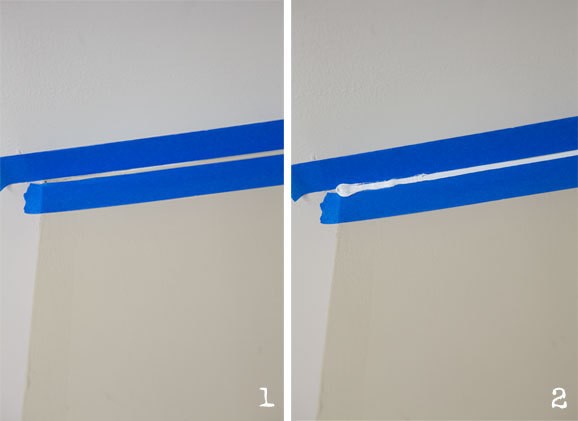 578x421 Easiest Way To Paint A Ceiling Household How Perfect Line Between - Blue Line Painting
