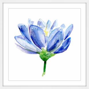 310x310 Lotus Blue Wall Art Joss Amp Main - Blue Lotus Painting