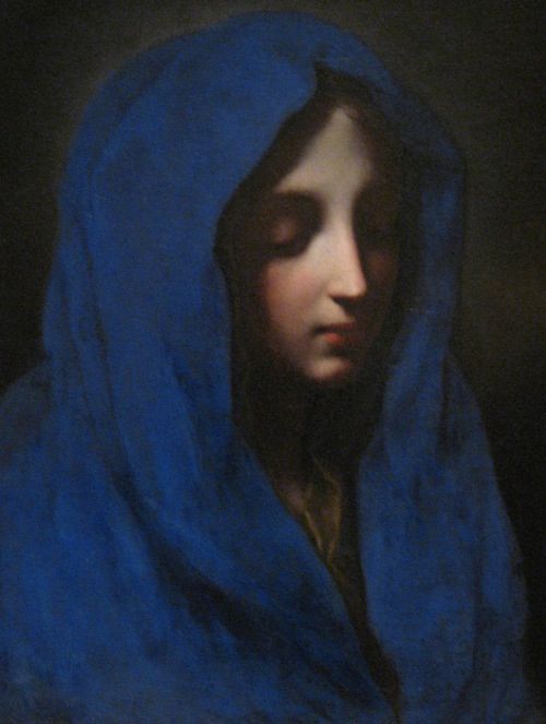 500x663 The Blue Madonna By Carlo Dolci Blue Things - Blue Madonna Painting