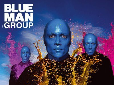 400x300 Charitybuzz Enjoy 4 Tickets To A Blue Man Group Show And Receive - Blue Man Group Painting