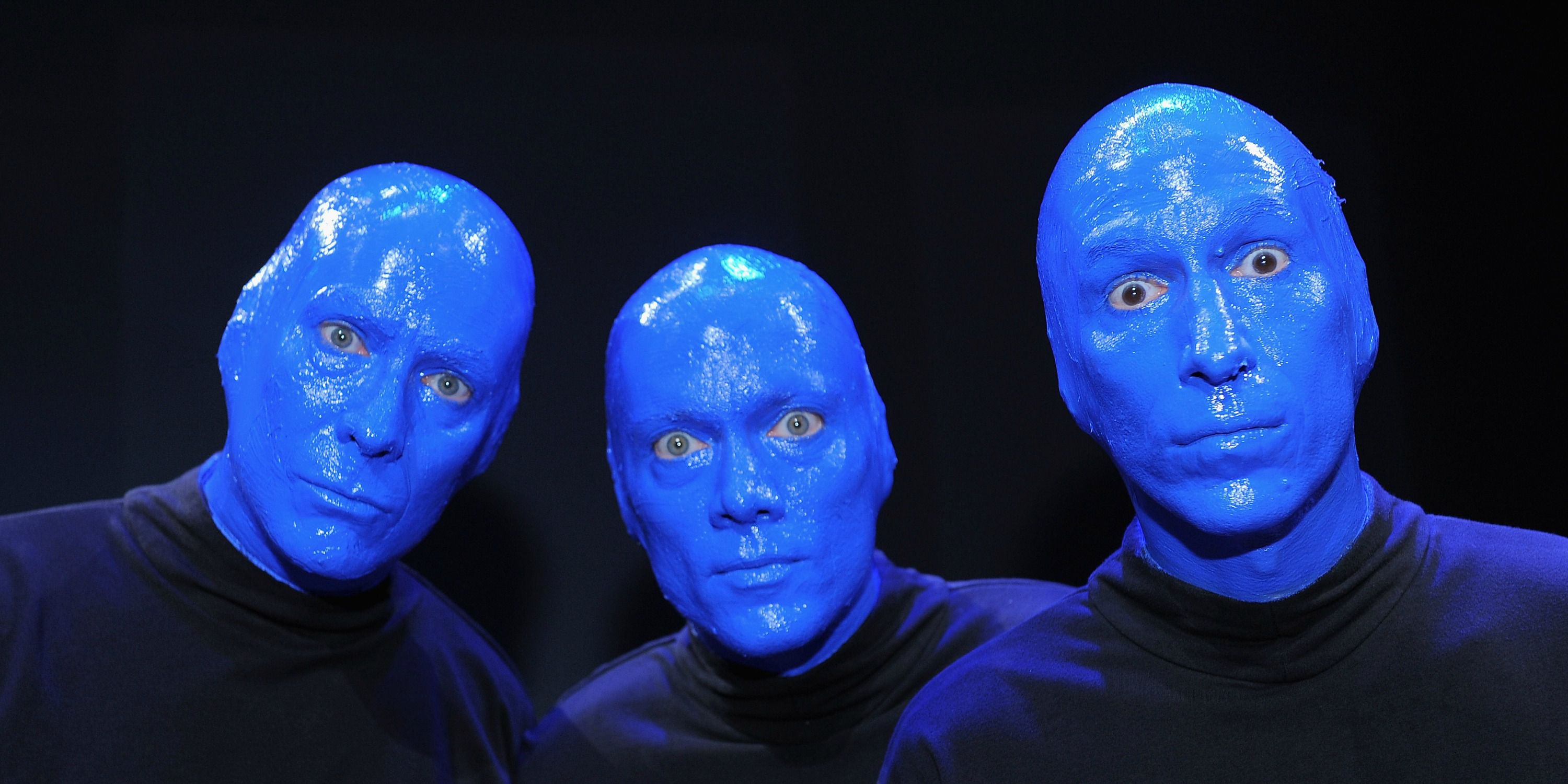 Голубая голова. Группа Blue man Group. Blue man Group без грима. Фил Стантон.