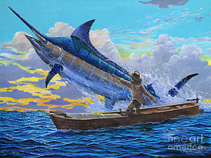 300x225 Blue Marlin Paintings Fine Art America - Blue Marlin Painting