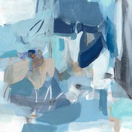 450x450 Blue Monday By Artist Long, Christina Abstract, Painting - Blue Monday Painting