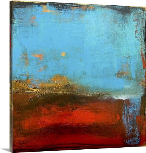 513x540 Canvas On Demand - Blue Monday Painting