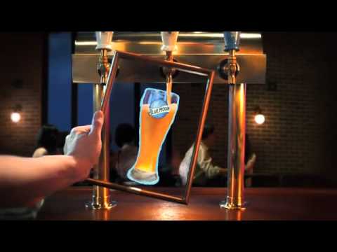 480x360 Blue Moon Beer Commercial 2011 Painting - Blue Moon Beer Painting