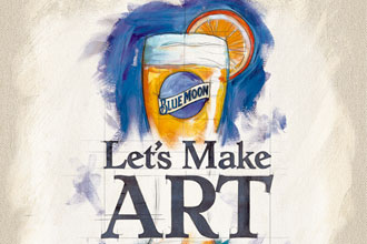 330x220 Blue Moon Art Contest - Blue Moon Beer Painting