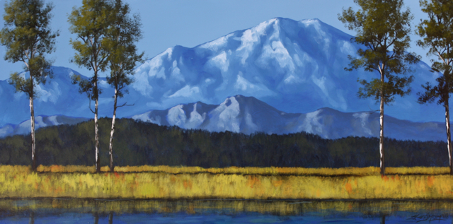 640x317 Big Blue Mountains Acrylic Painting Lesson Tim Gagnon Studio - Blue Mountain Painting